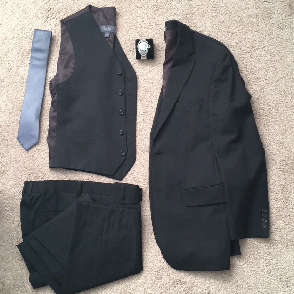Three Piece Slim Fit Suit